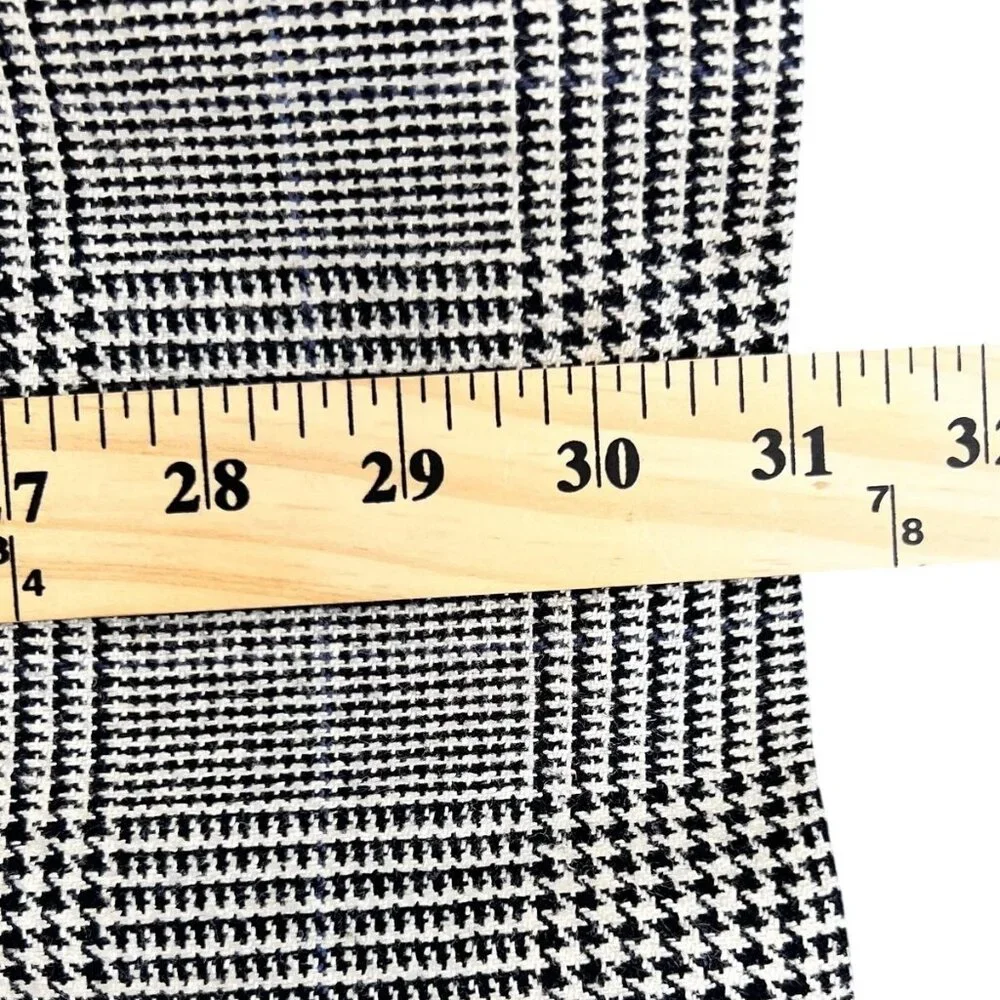 Tommy Hilfiger Blazer Mens 44R Gray Glen Plaid Tweed Sport Coat 3 Button Classic